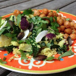 caulicouscousplatechickpeas